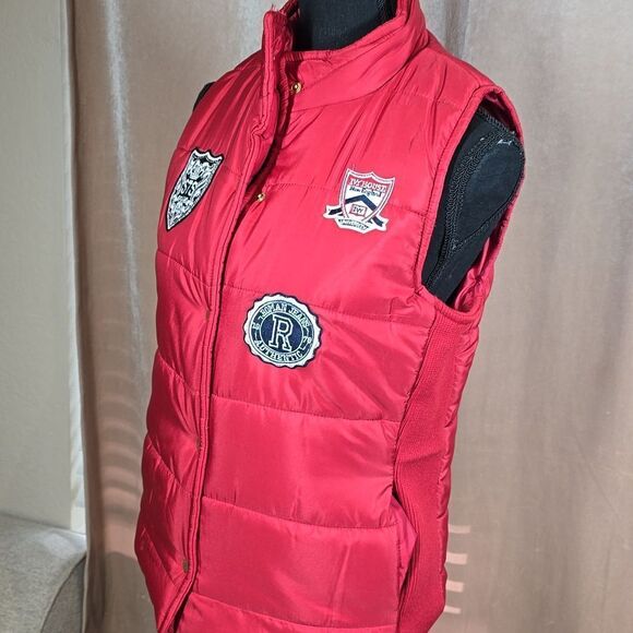 Red Puffer Vest - Picture 6 of 11